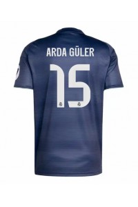 Real Madrid Arda Guler #15 Fotballdrakt Borte Klær 2025-26 Korte ermer